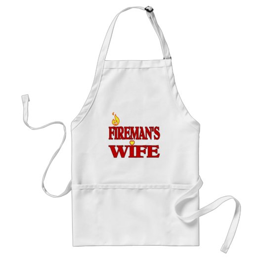 Firemans vrouw standaard schort (Voorkant)
