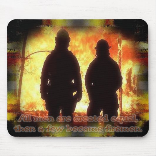 Firemen Mousepad Muismat (Voorkant)