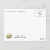 Firenze, beeld van David door Michelangelo Briefkaart (Achterkant)