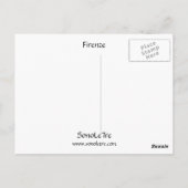 Firenze Briefkaart (Achterkant)