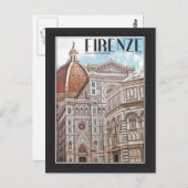 Firenze Duomo Briefkaart (Voorkant / Achterkant)