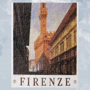 Firenze, Florence, Palazzo Vecchio, Oud Italië Legpuzzel