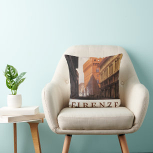 Firenze, Florence, Palazzo Vecchio, Oude Italië Kussen