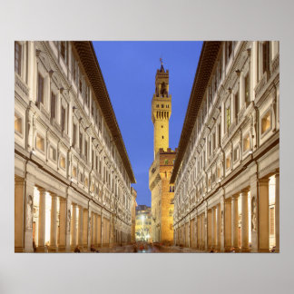 Firenze Galeria degli Uffizi Florence Italië Poste Poster