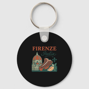 Firenze Italia Aandenken Florence Italië Eten En T Sleutelhanger