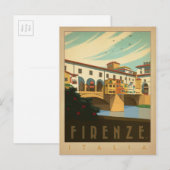 Firenze, Italia Briefkaart (Voorkant / Achterkant)