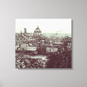 Firenze, Italië Canvas Afdruk
