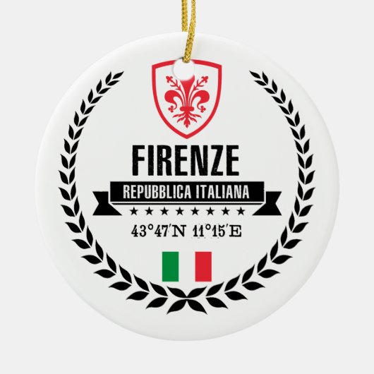 Firenze Keramisch Ornament (Voorkant)
