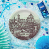 Firenze Papieren Bordje (Feest)