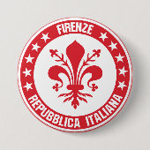 Firenze Ronde Button 7,6 Cm (Voorkant)