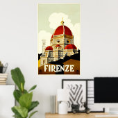 Firenze Travel Poster (Bureau à domicile)