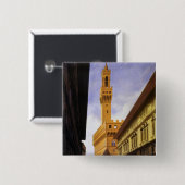 Firenze Vierkante Button 5,1 Cm (Voorkant /achterkant)