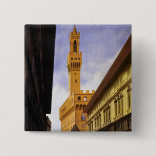 Firenze Vierkante Button 5,1 Cm