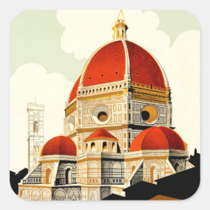 Firenze Vierkante Sticker