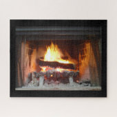 Fireplace 16 x 20-inch jokerpuzzel met cadeaudoos legpuzzel (Horizontaal)
