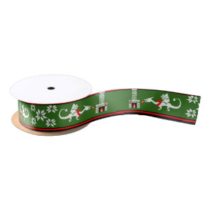 Fireplace Dragons kerstpatroon Lint