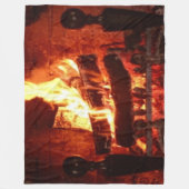 FIREPLACE FLEECE DEKEN (Voorkant)