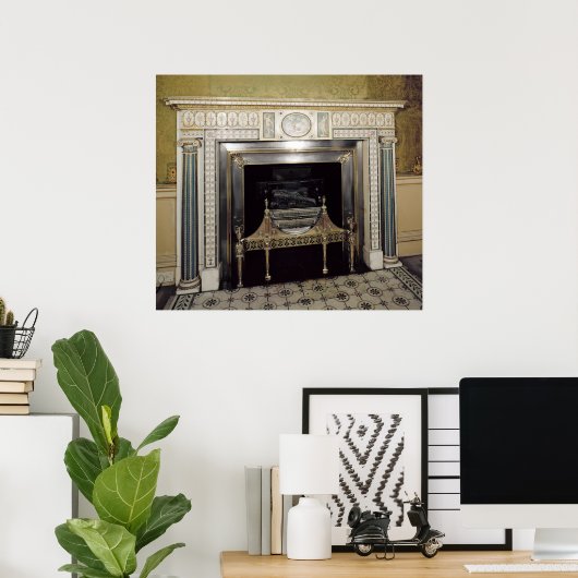 Fireplace from Syon House, Middlesex, c.1760 Poster (Thuiskantoor)
