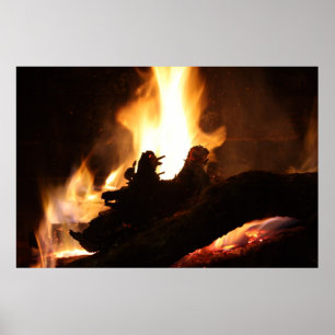 Fireplace II Poster