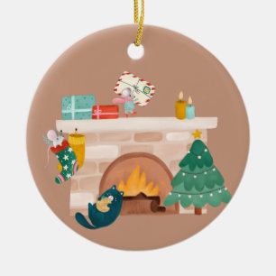 Fireplace Keramisch Ornament