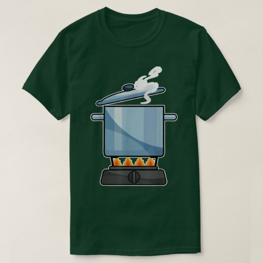 Fireplace Koking pot T-shirt (Design voorkant)