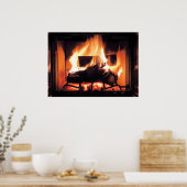 Fireplace Poster (Keuken)