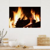 Fireplace Poster (Keuken)