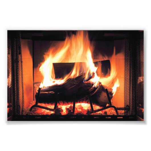 Fireplace Print Foto Afdruk (Voorkant)