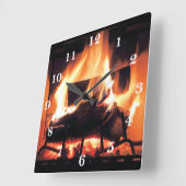 Fireplace Vierkante Klok (Hoek)