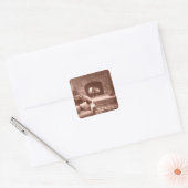 Fireplace Vierkante Sticker (Envelop)