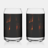 Fireplace Warm Winter Scene Photography Blikvorm Glas (Rechts)