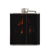 Fireplace Warm Winter Scene Photography Heupfles (Achterkant)