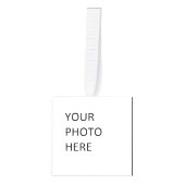 Fireplace Warm Winter Scene Photography Kubus Ornament (Voorkant)