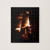 Fireplace Warm Winter Scene Photography Legpuzzel (Verticaal)