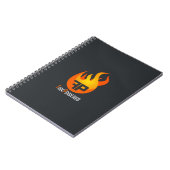 FirePowered-Logo-laptop Notitieboek (Linkerzijde)