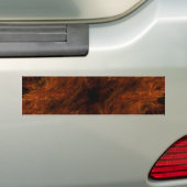 Firery Abstract Fractal Background Bumpersticker (Op auto)