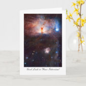 Fires of the Flame Nebula - Interview Good Luck Kaart (Gele Bloem)