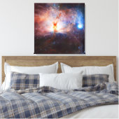 Fires of the Flame Nebula - NGC 2024 in Orion Canvas Afdruk (Insitu (Slaapkamer))
