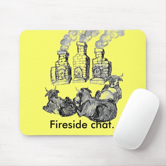 Fireside chat. muismat (Met muis)