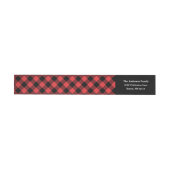 Fireside Holiday Wrap etiketten (Individueel)