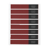 Fireside Holiday Wrap labels (Vel)