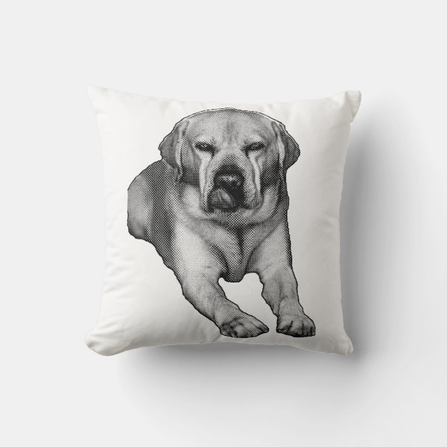 Fireside Tale in inkt Kussen (Voorkant)