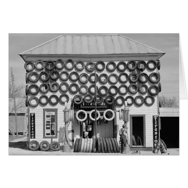 Firestone Tire Shop, 1940 (Devant horizontal)