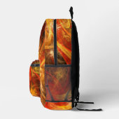 Firestorm Abstract Art Bedrukte Rugzak (Rechts)