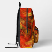 Firestorm Abstract Art Bedrukte Rugzak (Links)