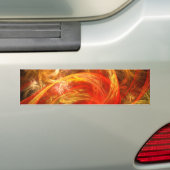 Firestorm Abstract Art Bumpersticker (Op auto)