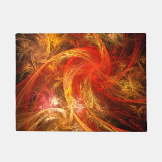 Firestorm Abstract Art Deurmat (Voorkant)