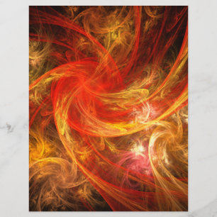Firestorm Abstract Art Flyer
