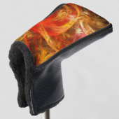 Firestorm Abstract Art Golfheadcover (3/4 voorkant)