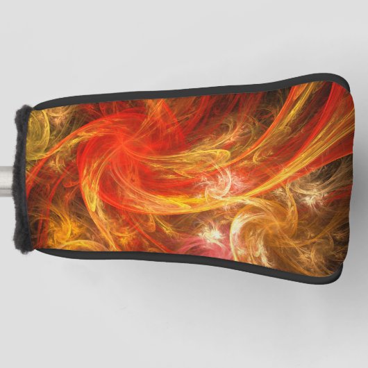 Firestorm Abstract Art Golfheadcover (Voorkant)